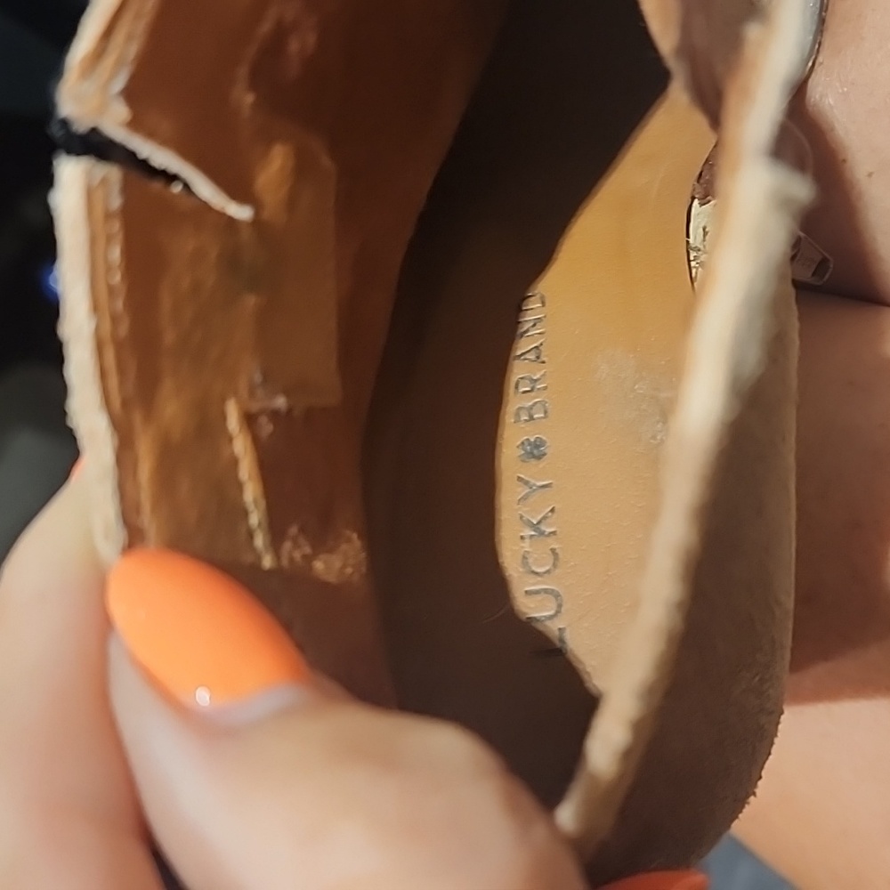 Lucky Brand brown booties - Picture 5 of 7